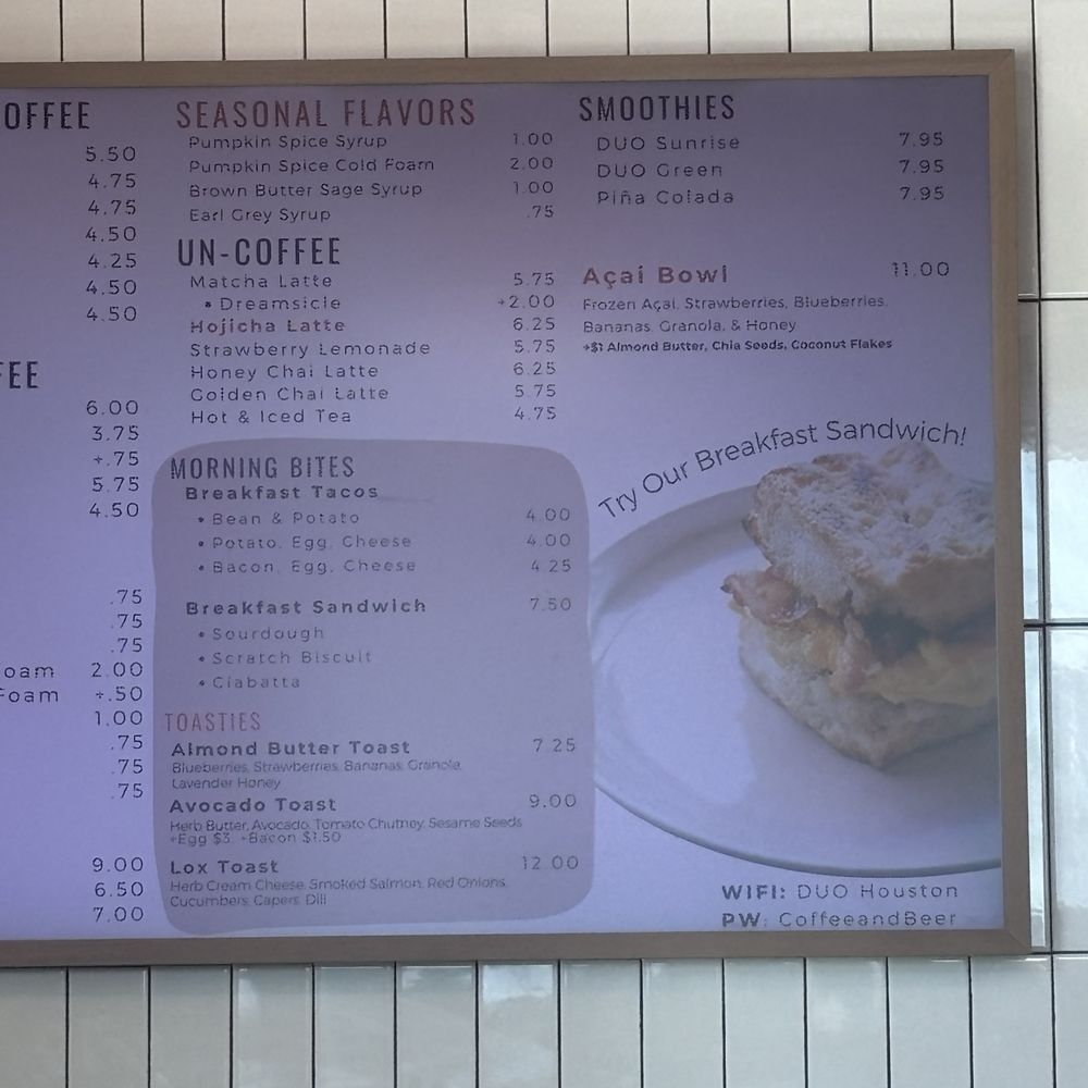 DUO - Autry Park - Duo Houston-- Autry Park - Coffee & Tea Near Me - Houston, Texas