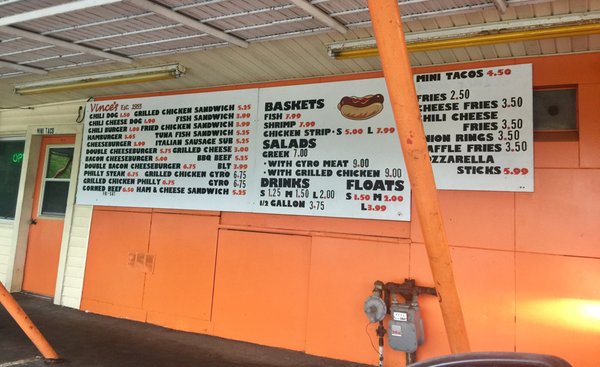 Menu photo 5 Vince's West Elm Drive-In Monroe, MI