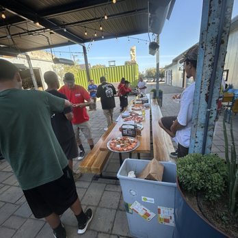Toppers Pizza Place - Private Party for Customers outing. Beautiful back patio!!! Enough for 40-50 people easily - Pizza Near Me - Ventura, California Toppers Pizza Place - Private Party for Customers outing. Beautiful back patio!!! Enough for 40-50 people easily - Pizza Near Me - Ventura, California