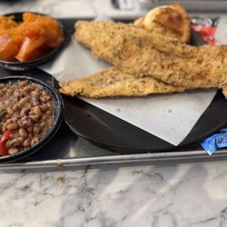 Cornbread Farm to Soul - Catfish, black eyed peas, yams and cornbread