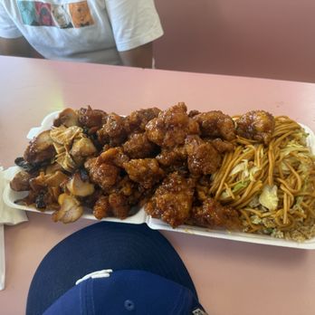 TN Hong Kong Express - Three item combo. Double orange chicken with BBQ chicken. - Chinese Near Me - Westminster, California TN Hong Kong Express - Three item combo. Double orange chicken with BBQ chicken. - Chinese Near Me - Westminster, California