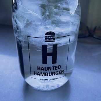 Haunted Hamburger - Cute water glass - Burgers Near Me - Jerome, Arizona Haunted Hamburger - Cute water glass - Burgers Near Me - Jerome, Arizona