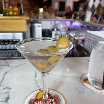 Avenue Bistro - a martini with olives in it - Bars Near Me - Verona, New Jersey