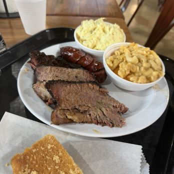 Smokey John's Bar-B-Que - Big Smoke Plate (3 Meats) - Barbeque Near Me - Dallas, Texas Smokey John's Bar-B-Que - Big Smoke Plate (3 Meats) - Barbeque Near Me - Dallas, Texas
