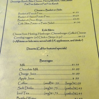 The Dive N - Menu - Diners Near Me - Pineville, North Carolina The Dive N - Menu - Diners Near Me - Pineville, North Carolina
