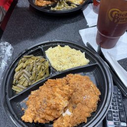 No gravy for chicken fried chicken, other meal not what I ordered