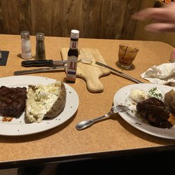 Leff-T's Steakhouse & Grill - 12 Oz top sirloin and baked potato