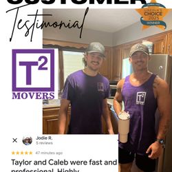 T Square Movers - Customer testimonials