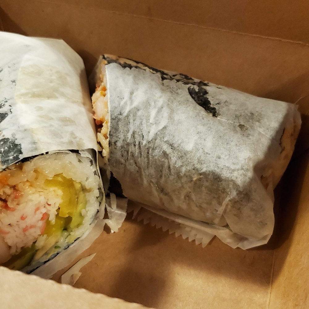 Taichi Bubble Tea Downtown - 3 Protein Sushi Burrito (Shrimp, Crab Meat, Masago) - Bubble Tea Near Me - Chattanooga, Tennessee Taichi Bubble Tea Downtown - 3 Protein Sushi Burrito (Shrimp, Crab Meat, Masago) - Bubble Tea Near Me - Chattanooga, Tennessee