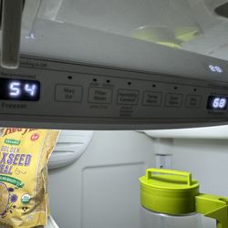 Temperature in the fridge approaching room temp.