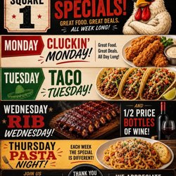 Specials for the week!