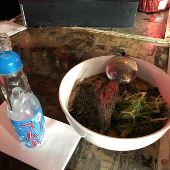 Toki Underground - Red miso with marble soda on the side - Ramen Near Me - Washington, DC, District of Columbia Toki Underground - Red miso with marble soda on the side - Ramen Near Me - Washington, DC, District of Columbia