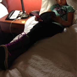 Clean and comfy beds. Clean and comfy beds.