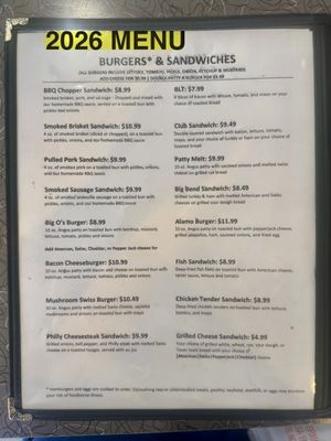 Menu photo 2 Big O's BBQ & Grill Cleveland, TX