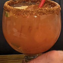 Javi's Chicken and Churros - Strawberry margarita