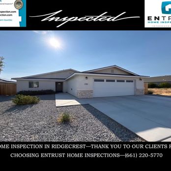 Entrust Home Inspections - Home Inspectors Near Me - Rosamond, California