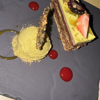 Miku - Greek tea chocolate cake - Japanese Near Me - Vancouver, British Columbia