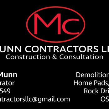 Munn Contractors - Business card - Business Consulting Near Me - Bonneau, South Carolina Munn Contractors - Business card - Business Consulting Near Me - Bonneau, South Carolina