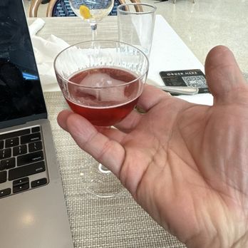 Saison - This is how big my boulevardier was, before I drank any. - French Near Me - Newark, New Jersey