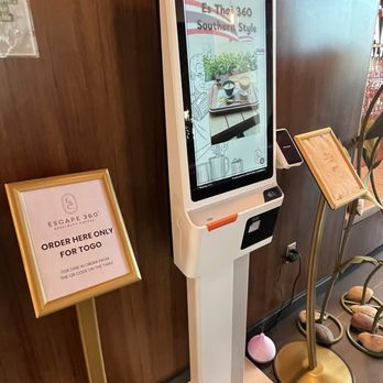 Escape 360 - Order at a kiosk in the front or from a QR code at the table - Cafes Near Me - McKinney, Texas