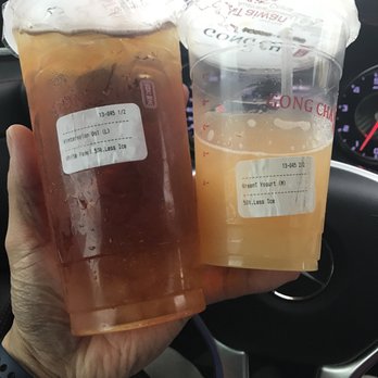Gong Cha - These are just one of my favorite, Green Tea Yogurt and wintermelon oolong tea - Bubble Tea Near Me - Carrollton, Texas