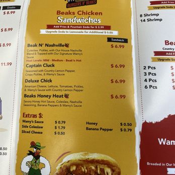 Wamy's Burgers and Beaks - Menu - Chicken Wings Near Me - Munster, Indiana Wamy's Burgers and Beaks - Menu - Chicken Wings Near Me - Munster, Indiana