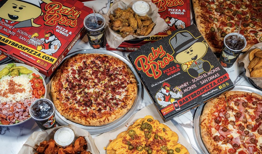 Social spots from Baby Bros Pizza & Wings