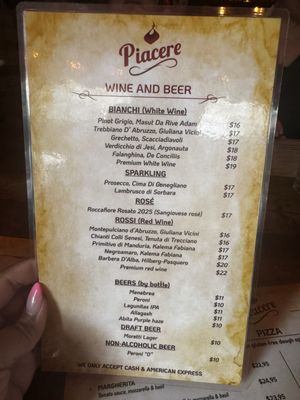 Menu photo 2 Piacere New York, NY Menu photo 2 Piacere New York, NY