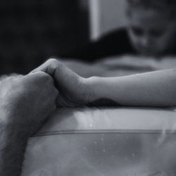 BWS Doulas - Client in labor with doula nearby