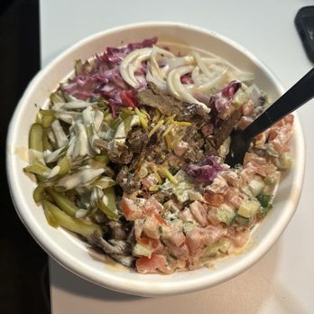 Baba Saj - Palos Hills - Steak shawarma bowl - Mediterranean Near Me - Palos Hills, Illinois