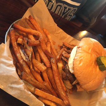 Broderick - True bleu burger and fries! - Burgers Near Me - Walnut Creek, California