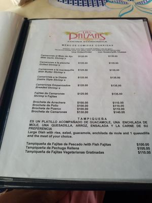 Menu photo 3 Las Palmas San Miguel, ROO Menu photo 3 Las Palmas San Miguel, ROO