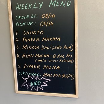 Kamala Kitchen - Weekly catering Menu for $100 which serves 2 ppl comfortably for the week. Menu changes every week - Indian Near Me - New York, New York Kamala Kitchen - Weekly catering Menu for $100 which serves 2 ppl comfortably for the week. Menu changes every week - Indian Near Me - New York, New York