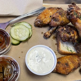 BEAST Craft BBQ - Smoked Dry-Rub Wings, delicious! - Barbeque Near Me - Belleville, Illinois