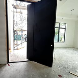 Dominguez Powder Coating - This door feet in to his oven ,Junior's family has  the biggest oven in Houston.