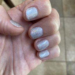 I love the effect of the small glitter. And this polish has a nice holographic effect too, gives it good depth. I love the effect of the small glitter. And this polish has a nice holographic effect too, gives it good depth.