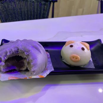 Hollywood Boba - Taro bun with a kids taro bun - Bubble Tea Near Me - Hollywood, Florida