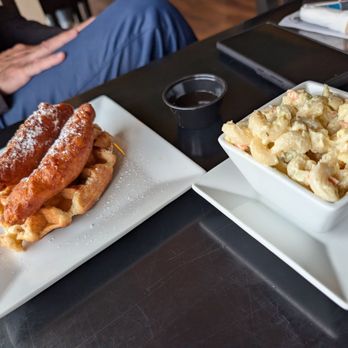 Rabbit Hole Tavern - Chicken and waffle app with Mac Salad - Burgers Near Me - Rochester, New York Rabbit Hole Tavern - Chicken and waffle app with Mac Salad - Burgers Near Me - Rochester, New York