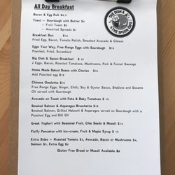 The Dish & The Spoon Cafe - Menu