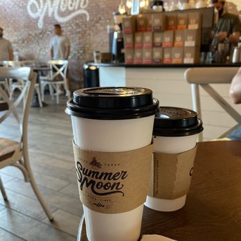 Summer Moon Coffee - Recommend getting the blue moon!! - Coffee & Tea Near Me - Frisco, Texas