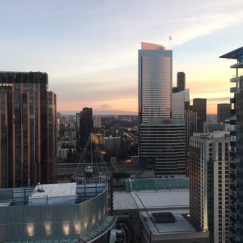 Hyatt Regency Seattle - View from a room on the 34th floor - Hotels Near Me - Seattle, Washington