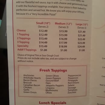 Vip Pizza - updated menu 4-20-2016 - Pizza Near Me - Stockton, California Vip Pizza - updated menu 4-20-2016 - Pizza Near Me - Stockton, California