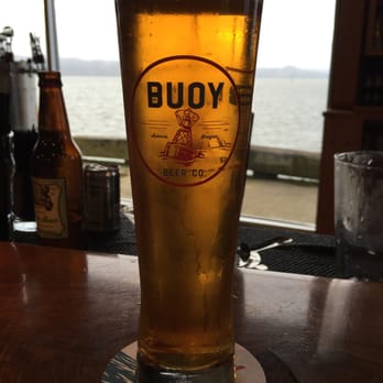 Buoy Beer - My Czech Pils sitting on the backbar.  A true winner! - Brewpubs Near Me - Astoria, Oregon