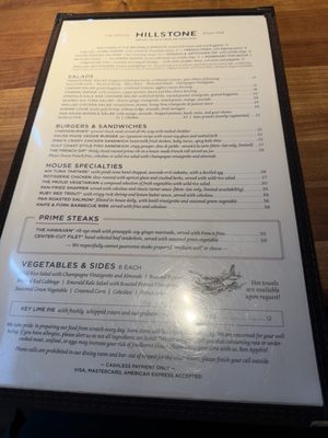 Menu photo 2 Hillstone Restaurant Winter Park, FL Menu photo 2 Hillstone Restaurant Winter Park, FL