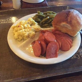 Spring Creek Barbeque - Sausage dinner plate - Barbeque Near Me - Arlington, Texas