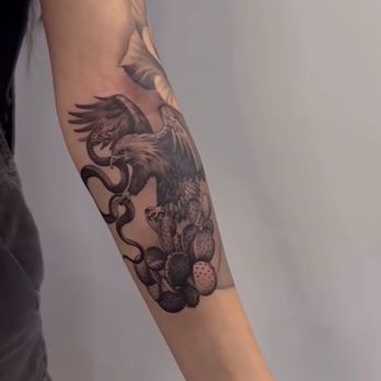 Revision Body Art - Mexican eagle - Tattoo Near Me - Covina, California