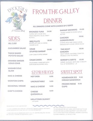 Menu photo 5 Docktails Virginia Beach, VA