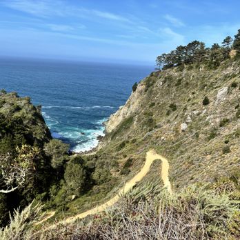 Partington Cove - trailhead further down - Hiking Near Me - Big Sur, California