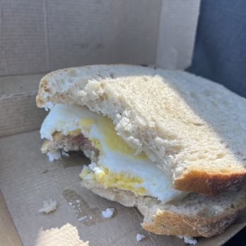 Dunkin' - Sourdough sandwich wasn't even toasted eggs are cold - Donuts Near Me - Kyle, Texas