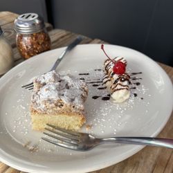 Buono’s Pizza - Large Cannoli, CRUMB CAKE FROM NYC